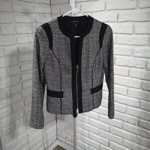 Jones New York Petite Black & White Blazer / Jacket